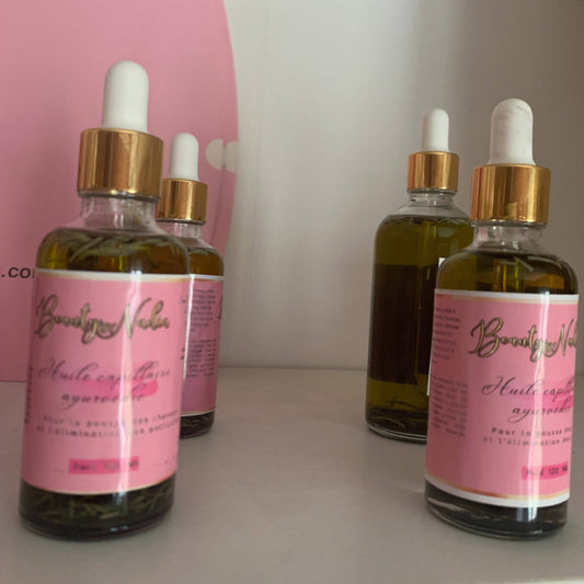 Huile capillaire ayurvedique croissance des cheveux