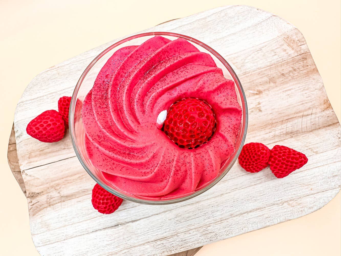 Bougie Gourmande Fraise Des Bois fête des mères