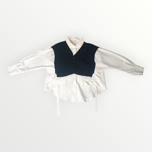 Blouse chemise noir