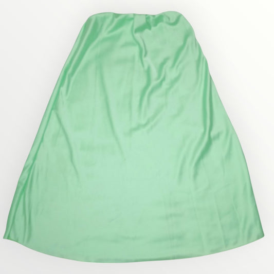 Jupe satiné vert claire