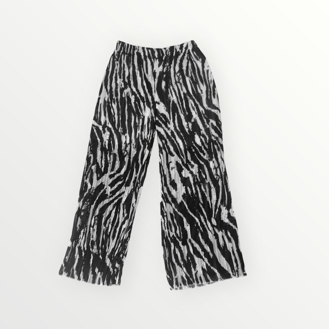 Pantalon plissé Noir