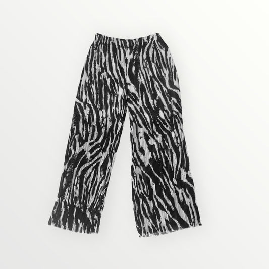 Pantalon plissé Noir