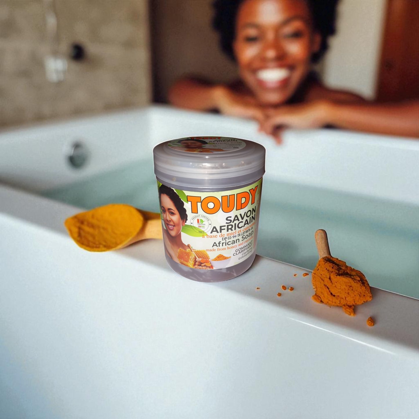 Savon TOUDY curcumain et miel 670 g