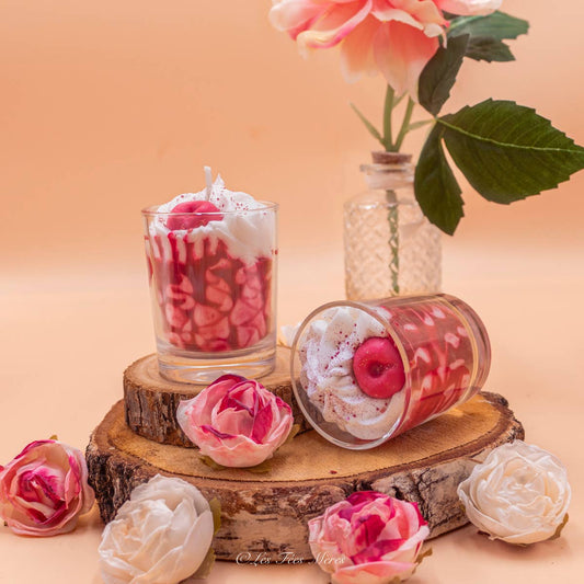 Mini bougie gourmande cerise fête des mères