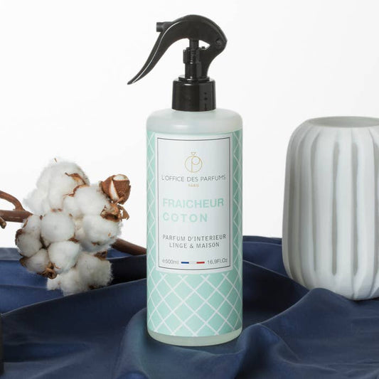 PARFUM INTERIEUR FRAICHEUR COTON 500ml