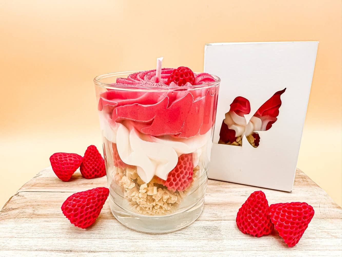 Bougie Gourmande Fraise Des Bois fête des mères