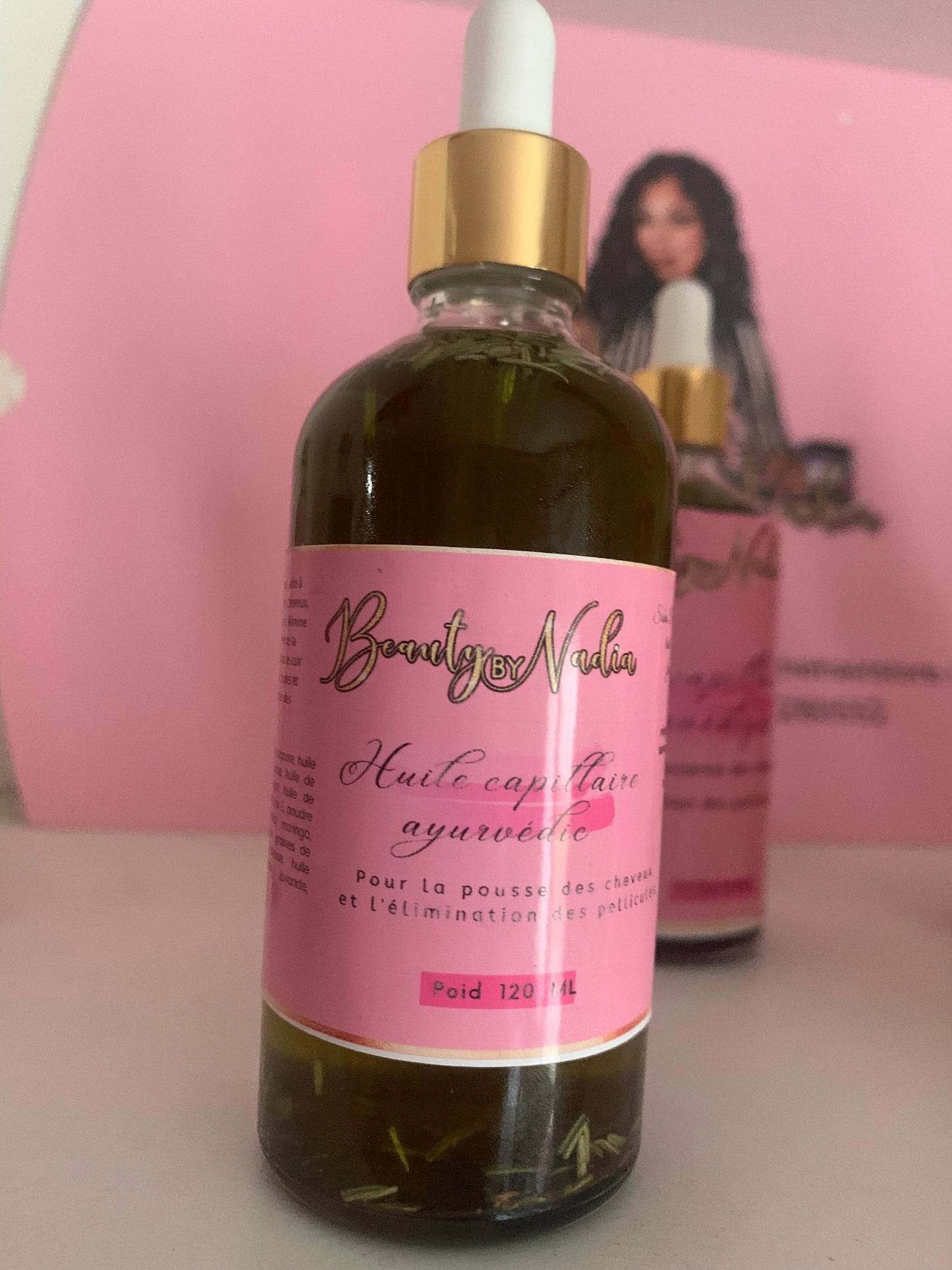 Huile capillaire ayurvedique croissance des cheveux