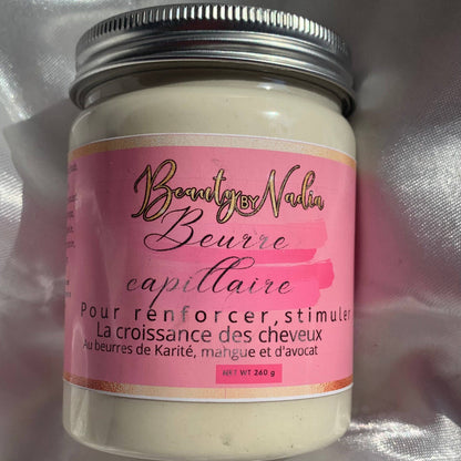 Beurre capillaire pour la pousse des cheveux