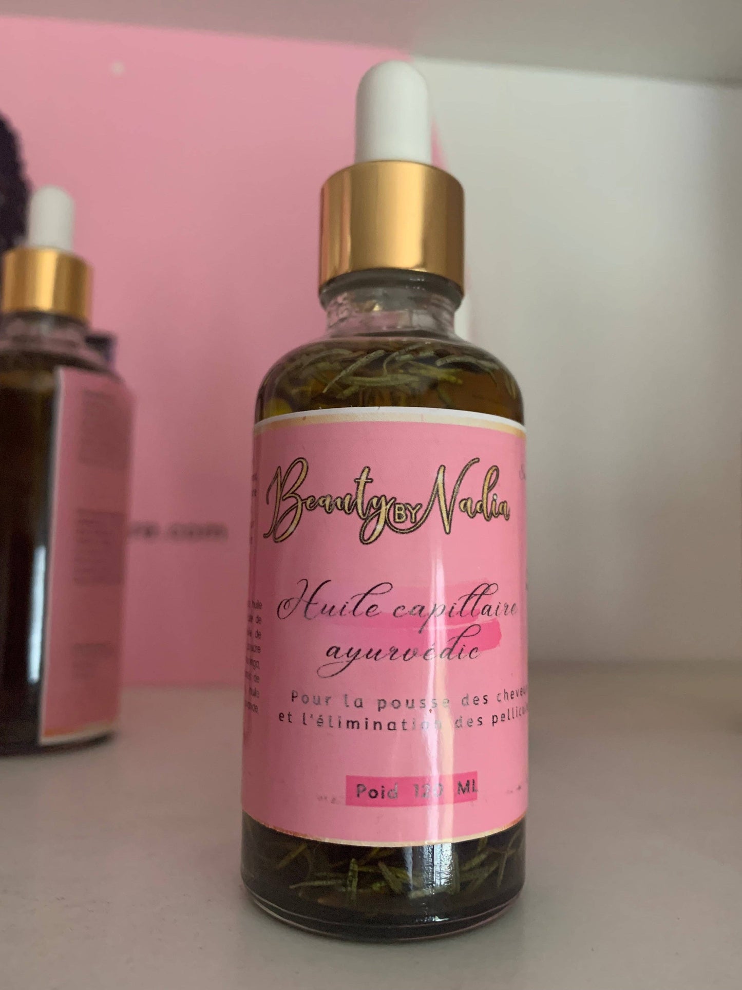 Huile capillaire ayurvedique croissance des cheveux