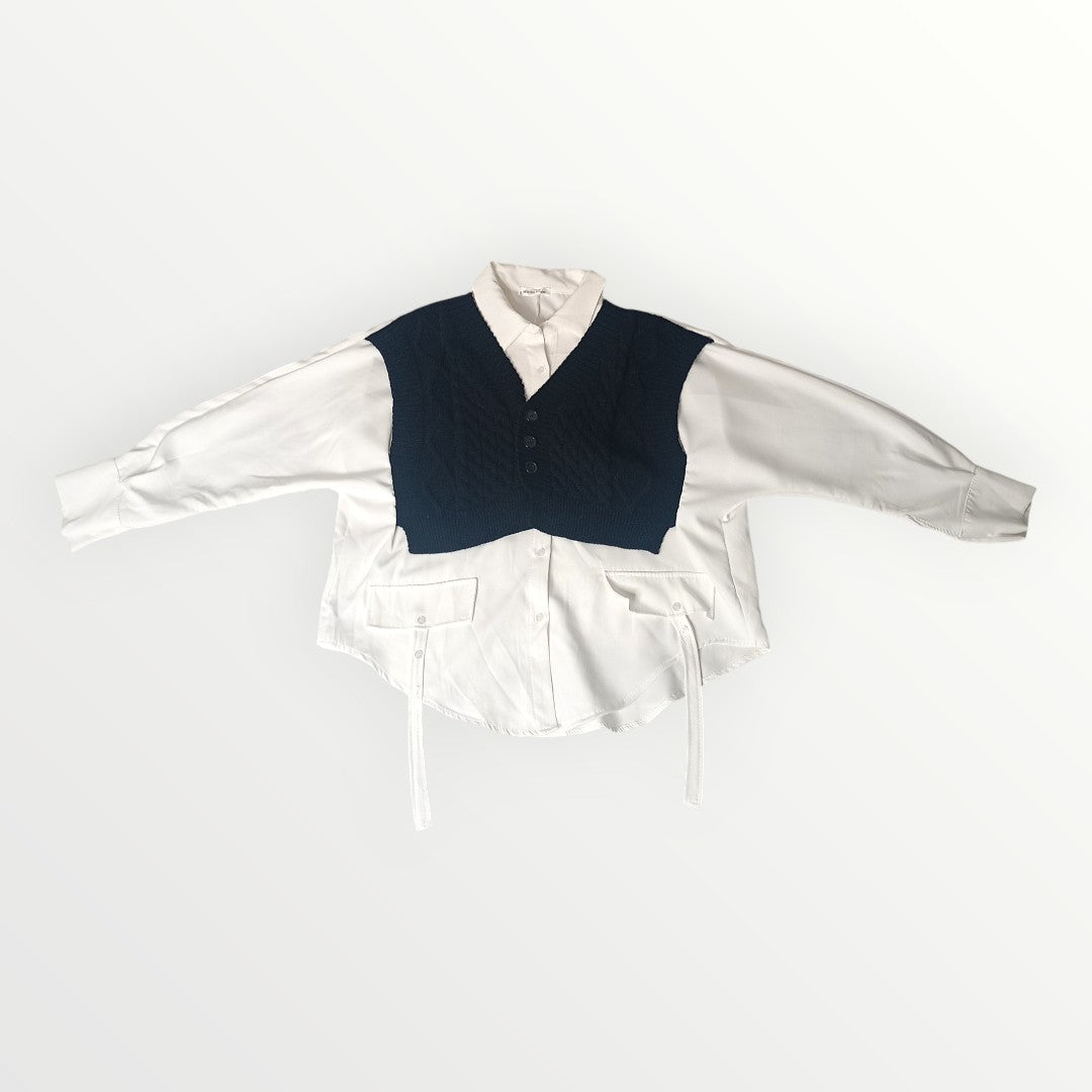 Blouse chemise noir